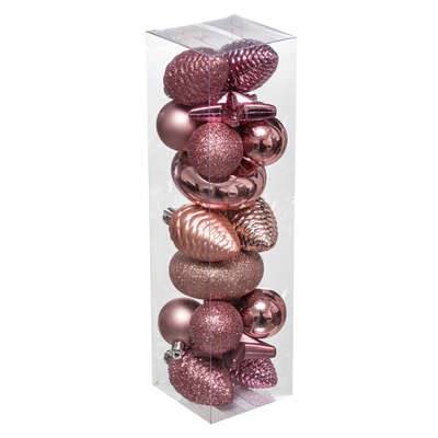KIT DECO 18 PIECES ROSE