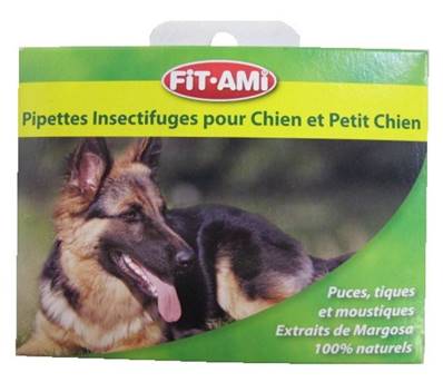 PIPETTE INSECTIFUGE CHIEN X 3