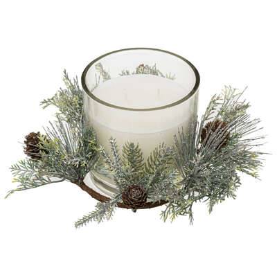 BOUGIE CDT GM BL FEUILLES 270G