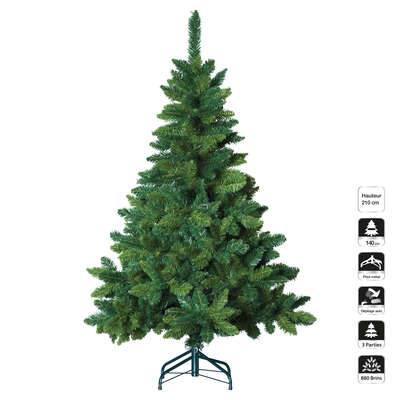 SAPIN BLOOMING VERT 210CM