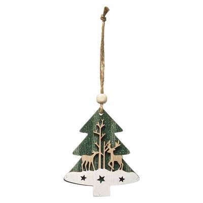 SDN BOIS SAPIN VERT 10CM