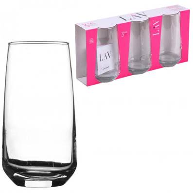 LAV - LAL - VERRE LONG DRINK X3 48CL