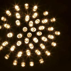 GUIRLANDE LUMIEUSE  10M 100 LEDs BLANC CHAUD