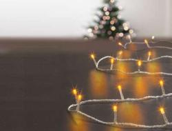 GUIRLANDE LUMIEUSE 10M 100 LEDs BLANC CHAUD