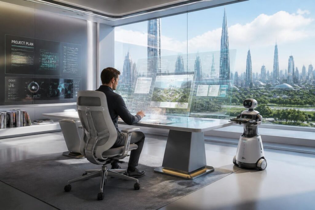 découvrez les innovations technologiques et les nouvelles tendances qui vont révolutionner notre manière de travailler dans le bureau du futur.