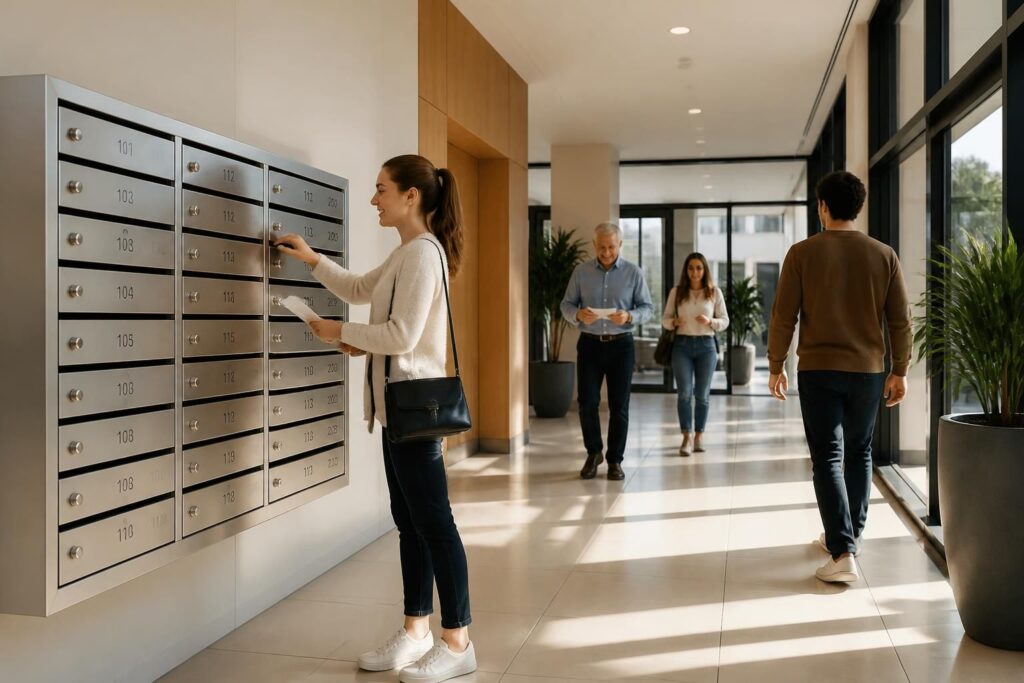 Boîte aux lettres collectives intérieures : quels avantages pour votre immeuble ?