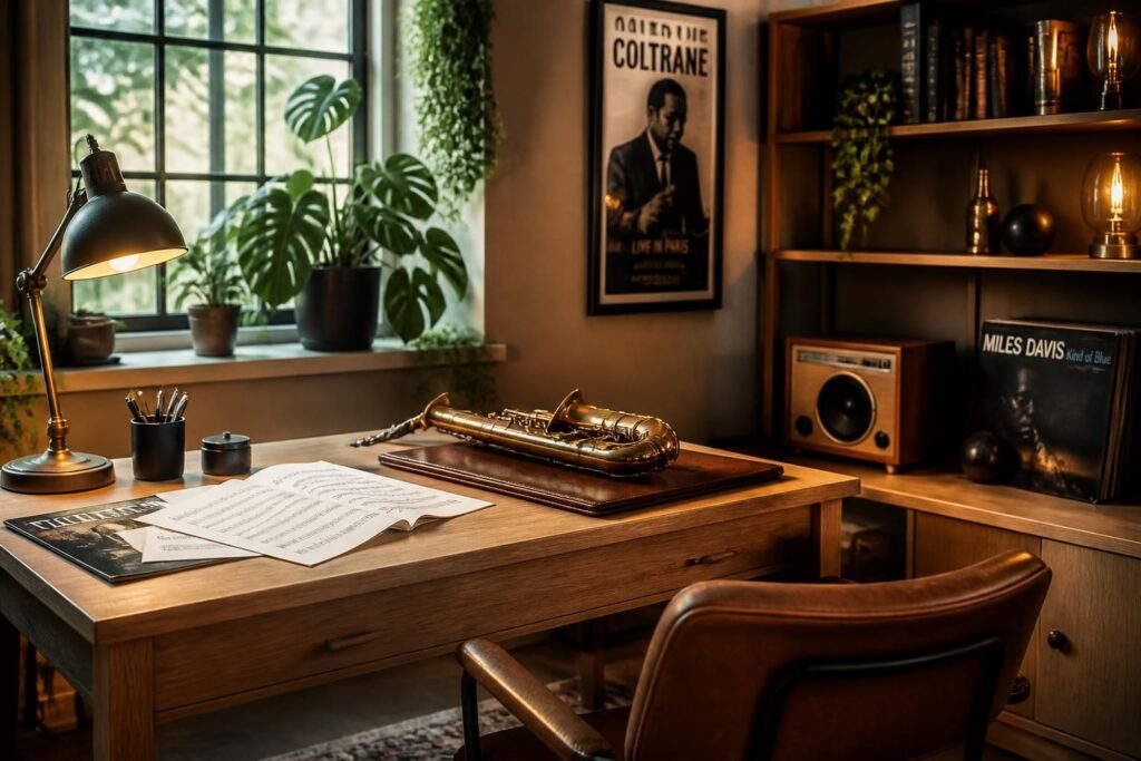 découvrez comment le bureau jazz en aulne peut transformer votre espace de travail à domicile avec un style élégant et fonctionnel, alliant design moderne et confort.