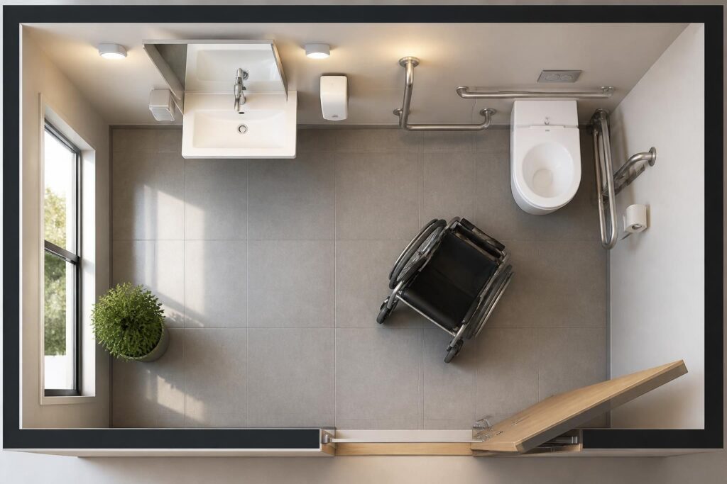 Plan WC PMR ERP : quelles normes respecter pour un espace accessible à tous ?