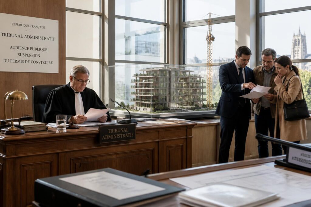 découvrez dans quels cas saisir le tribunal pour un référé suspension du permis de construire et comment engager cette procédure rapidement.