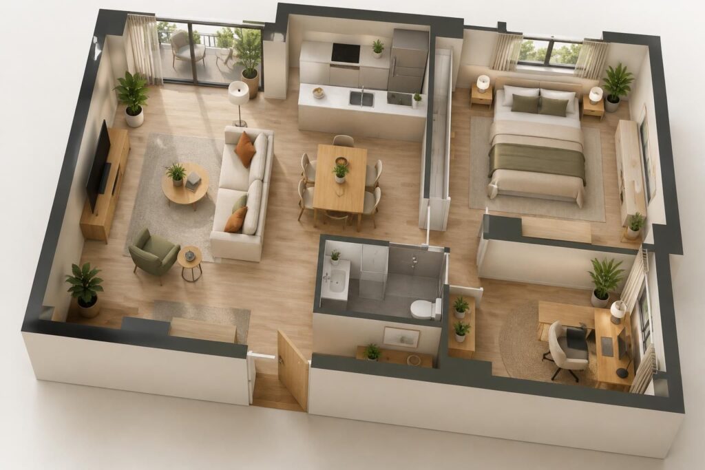 Exemple de plan d’alignement : comment optimiser la disposition de votre intérieur ?
