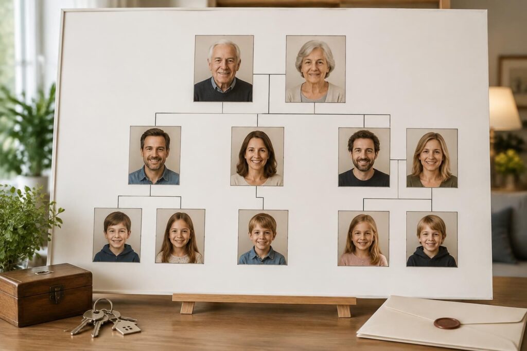 L&rsquo;ordre des héritiers expliqué par un tableau clair