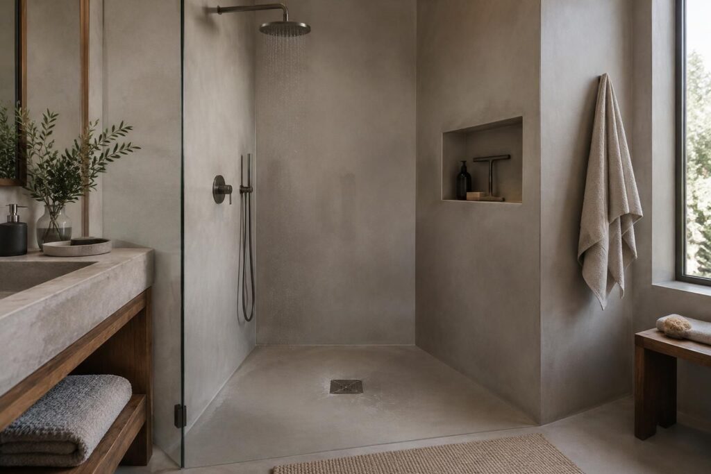 Une douche en résine, avantages et limites au quotidien